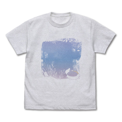 『夏目友人帳』うきうきニャンコ先生 Tシャツ アッシュ L